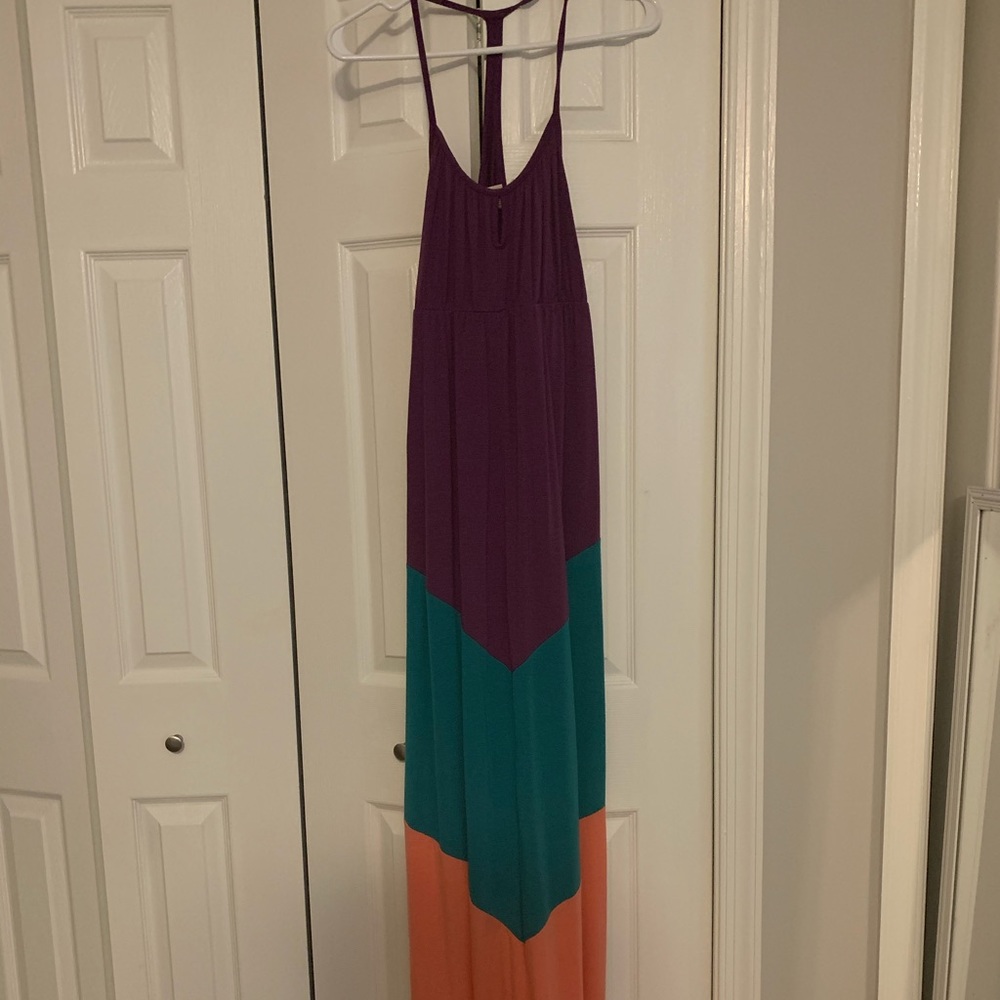 Mossimo tri-colored maxi dress